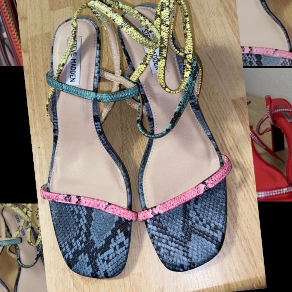 Steve Madden multi color heels